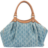 Gucci Denim GG Monogram Sukey Handbag