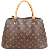 Louis Vuitton Canvas Monogram Montaigne MM Handbag