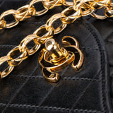 Chanel Quilted Lambskin 24K Gold Single Flap Shoulder Bag