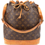 Louis Vuitton Canvas Monogram Sac Noe Grande Shoulder Bag