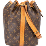 Louis Vuitton Canvas Monogram Sac Noe Petit Shoulder Bag