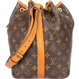 Louis Vuitton Canvas Monogram Sac Noe Petit Shoulder Bag