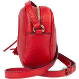 Gucci Red Leather GG Soho Crossbody Bag
