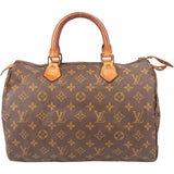 Louis Vuitton Canvas Monogram Speedy 30 Handbag
