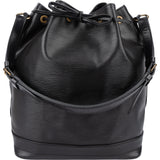 Louis Vuitton Noir Epi Leather Sac Noe Grande Shoulder Bag