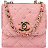 Chanel Quilted Lambskin Mini Trendy Single Flap Crossbody Bag
