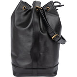 Louis Vuitton Noir Epi Leather Sac Noe Grande Shoulder Bag