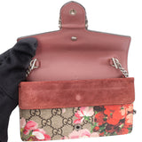 Gucci GG Floral Monogram Mini Dionysus Crossbody Bag