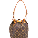 Louis Vuitton Canvas Monogram  Sac Noe Petit Shoulder Bag