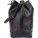 Louis Vuitton Noir Epi Leather Sac Noe Grande Shoulder Bag