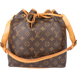 Louis Vuitton Canvas Monogram Sac Noe Petit Shoulder Bag