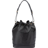 Louis Vuitton Noir Epi Leather Sac Noe Grande Shoulder Bag