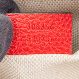 Gucci Red Leather GG Soho Crossbody Bag
