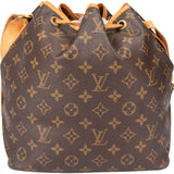Louis Vuitton Canvas Monogram Sac Noe Petit Shoulder Bag