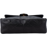 Chanel Quilted Lambskin 24K Gold Single Flap Crossbody Bag