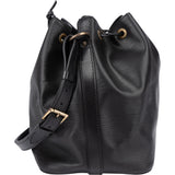 Louis Vuitton Noir Epi Leather Sac Noe Petit Shoulder Bag