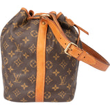 Louis Vuitton Canvas Monogram Sac Noe Petit Shoulder Bag