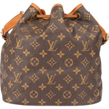 Louis Vuitton Canvas Monogram Sac Noe Petit Shoulder Bag