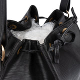 Louis Vuitton Noir Epi Leather Sac Noe Petit Shoulder Bag