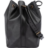 Louis Vuitton Noir Epi Leather Sac Noe Petit Shoulder Bag