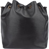 Louis Vuitton Noir Epi Leather Sac Noe Petit Shoulder Bag