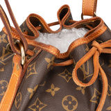 Louis Vuitton Canvas Monogram Sac Noe Petit Shoulder Bag