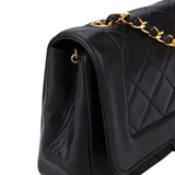 Chanel Quilted Lambskin 24K Gold Single Flap Crossbody Bag