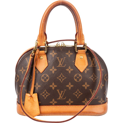 Louis Vuitton Canvas Monogram Alma BB Handbag