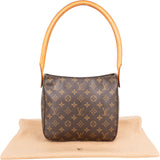 Louis Vuitton Canvas Monogram Looping MM Shoulder Bag