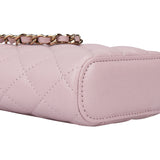 Chanel Lilac Caviar Leather Mini Vertical Vanity Crossbody Bag