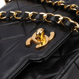 Chanel Quilted Lambskin 24K Gold Single Flap Crossbody Bag