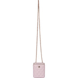 Chanel Lilac Caviar Leather Mini Vertical Vanity Crossbody Bag