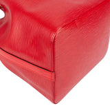 Louis Vuitton Rouge Epi Leather Sac Noe Petit Shoulder Bag
