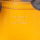 Hermès Yellow Leather Evelyne GM Crossbody Bag