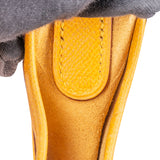 Hermès Yellow Leather Evelyne GM Crossbody Bag