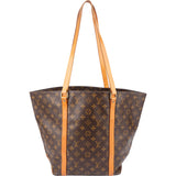Louis Vuitton Canvas Monogram Sac Shopping Shoulder Bag