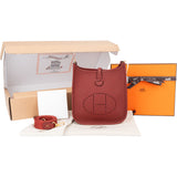 Hermès Clemence Leather Evelyne 16 Crossbody Bag