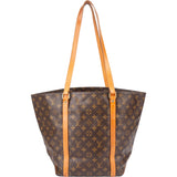 Louis Vuitton Canvas Monogram Sac Shopping Shoulder Bag