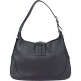 Gucci Black Leather Jackie Junco Handbag