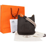 Hermès Brun Amazone Taurillon Clemence Evelyne 16 Crossbody