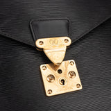 Louis Vuitton Noir Epi Leather Serviette Business Handbag