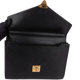 Louis Vuitton Noir Epi Leather Serviette Business Handbag