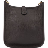 Hermès Brun Amazone Taurillon Clemence Evelyne 16 Crossbody