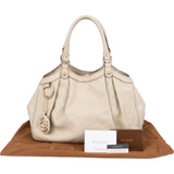Gucci Leather GG Monogram Sukey Handbag