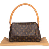 Louis Vuitton Canvas Monogram Looping PM Handbag