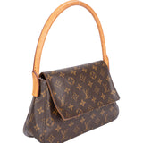 Louis Vuitton Canvas Monogram Looping PM Handbag