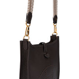Hermès Brun Amazone Taurillon Clemence Evelyne 16 Crossbody