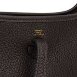 Hermès Brun Amazone Taurillon Clemence Evelyne 16 Crossbody