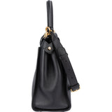 Fendi Black Leather Peekaboo Handbag