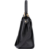 Fendi Black Leather Peekaboo Handbag